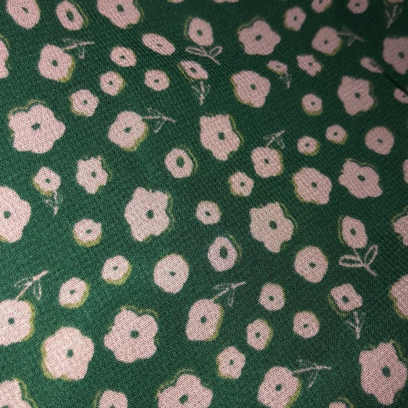 Boden Abigail Palm Leaf Floral Print Shirt Dress, Green - Picture 7 of 11